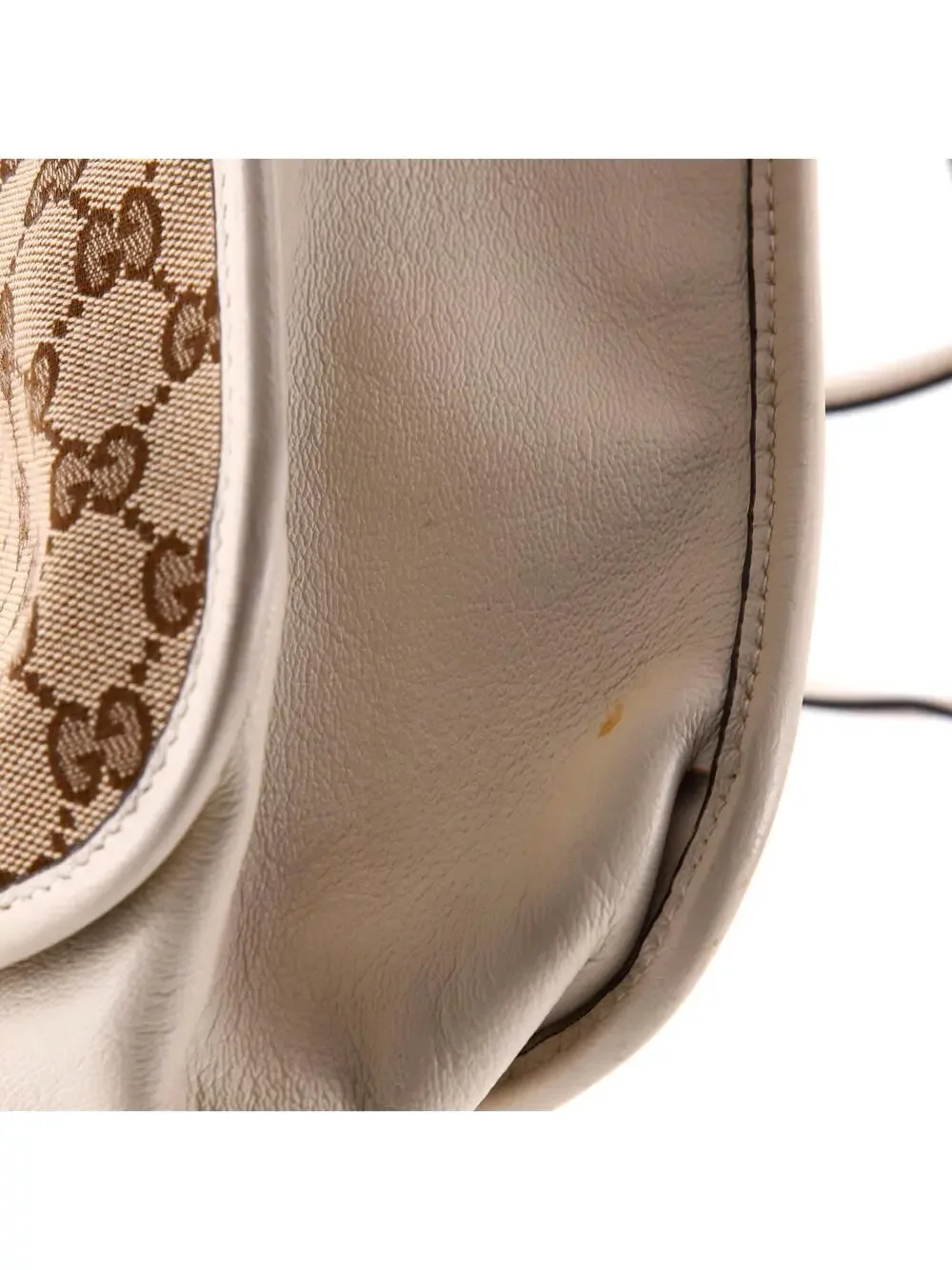 Gucci Horsebit Tote Gg Canvas With #340193G13B